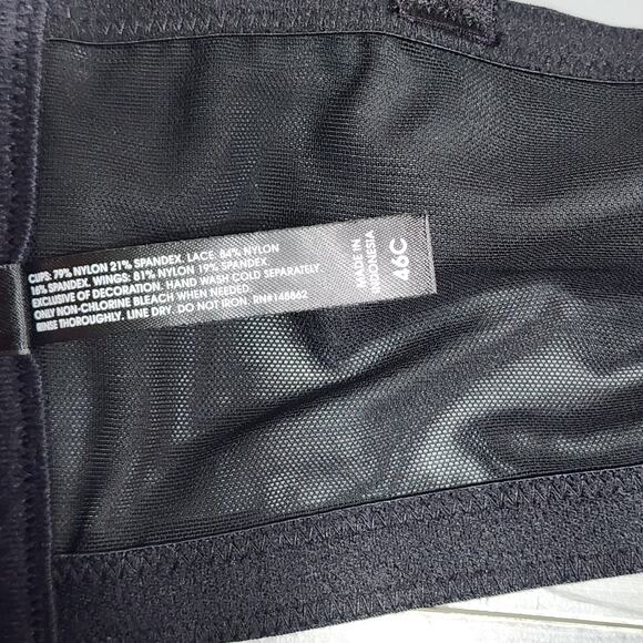 Torrid Full Coverage Unlined Bombshell Lace Straight Back Underwire Bra 46C - Picture 8 of 13